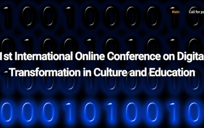 1st International Online Conference on Digital Transformation in Culture and Education image