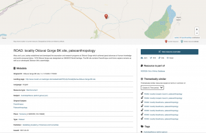 Olduvai BK site - Portal screenshot