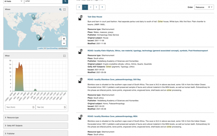 Portal search results for "Ocher"