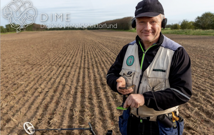 Photo of Allan Faurskov, a Danish metal detectorist